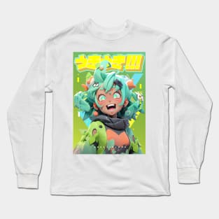 Minty Apple Fairy - Cr8zy in love Collection | Anime Manga 3D Design | PROUD OTAKU Long Sleeve T-Shirt